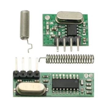 1 шт. модуль радиочастотного приемника и передатчика 433 МГц, 433 МГц пульта дистанционного управления для платы модуля Arduino
