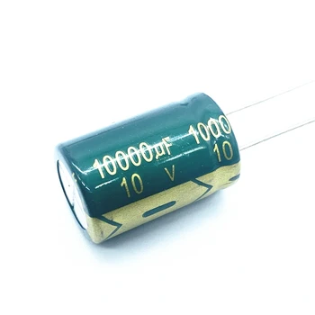 2 шт./лот 10v 10000 МКФ Низкий ESR/Импеданс высокочастотный алюминиевый электролитический конденсатор размер 16X25 10v 10000 МКФ 20%