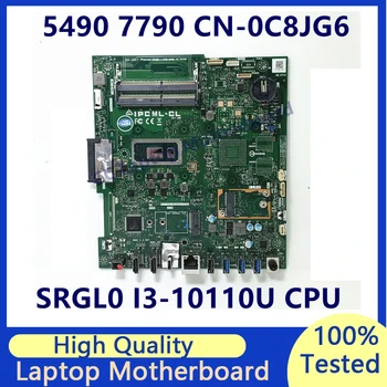 CN-0C8JG6 0C8JG6 C8JG6 Материнская плата Для Dell 5490 7790 С процессором SRGL0 I3-10110U Материнская плата Ноутбука 100% Полностью Протестирована, Работает хорошо