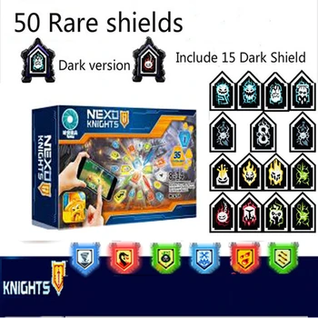 Nexoe Knights Редкие Щиты Модель Строительных Блоков Castle Warrior Nexus Сканируемые Игровые Игрушки Для Детей