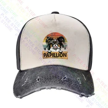 Papillion Забавный Ретро подарок Любителю собак Бейсболка Snapback Шапки Вязаная Панама
