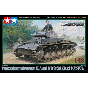 Tamiya 32570 1/48 Panzerkampfwagen II Ausf.A/B/C Sd.Kfz.121 Наборы Моделей танков Французской кампании для хобби DIY