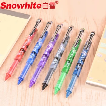 Y1UB 12 шт. Прямые жидкие гелевые ручки, цветная ручка, шариковые ручки 0,5 мм, быстросохнущие нейтральные ручки для школы