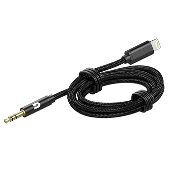 Автомобильный AUX-кабель для iPhone, аудиокабель Aux-кабель до 3,5 мм аудиосистемы премиум-класса для iPhone 13 Pro-8 Plus, автомобильные стереосистемы