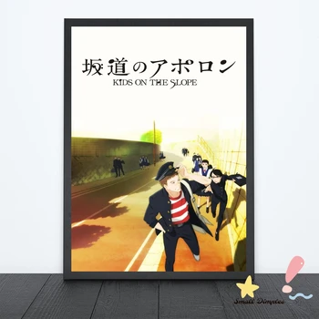 Дети на склоне, Плакат японского аниме, художественная печать, украшение дома, настенная живопись (без рамки)