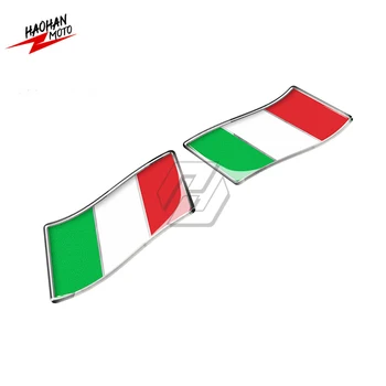 Для Aprilia Vespa Ducati Monster Наклейка с флагом Италии Автомобиль Мотоцикл Италия Наклейки 3D смола