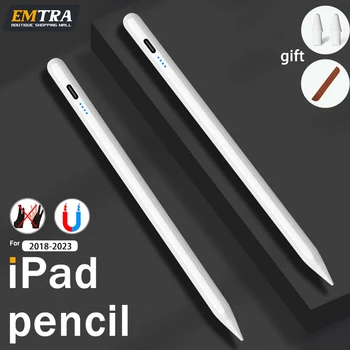 Для iPad Pencil 1 2 поколения Palm Отказ от Стилуса Apple Pencil 2018-2023 Pro Air Mini Аксессуары для iPad Включают Наконечник и чехол