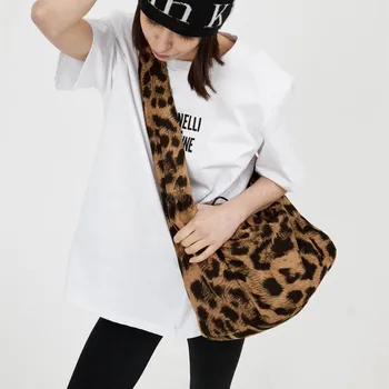 Женская сумка через плечо с леопардовым принтом зебры, женская сумка через плечо, женские холщовые сумки, женская простая универсальная сумка