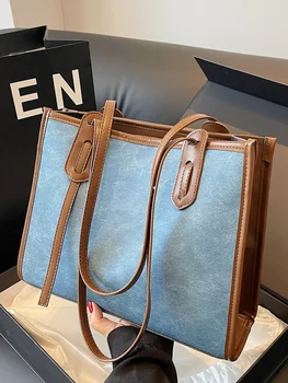 Женские сумки-тоут большой емкости, весенне-летняя модная текстурированная сумка, высококачественная универсальная женская сумка на одно плечо