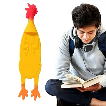 Закладки с животными, силиконовые закладки с цыплятами, маркеры для страниц книг с цыплятами Для детей, студентов, учителей, принадлежности для чтения Для книголюбов