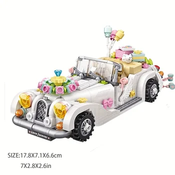 Захватывающие игрушки для детей: свадебный автомобиль, детская игрушечная машинка, строительные блоки и многое другое!