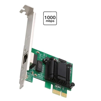 Игровая адаптивная Игровая карта PCI-E гигабитная Сетевая карта rj45 Intel 82574 Fast Ethernet RJ-45 LAN Адаптер LAN Карта 10/100/1000 мбит/с