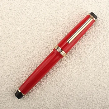 Новая авторучка Jinhao 82 с золотым зажимом, акриловая, с наконечниками 0,5 мм, школьные канцелярские принадлежности, деловые чернильные ручки для письма