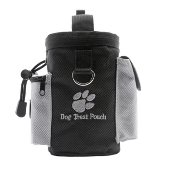 Новая сумка для перекусов для домашних животных, корм для щенков, черная сумка для тренировок из полиэстера, товары для домашних животных на все сезоны