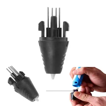 Ручка для 3D-принтера Инжектор для головки сопла для 3D-печати деталей ручки второго поколения Черный