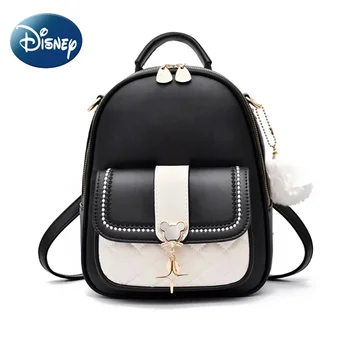 Рюкзак Disney с Микки Маусом для женщин, модная женская сумка Kawaii, Большая вместительная дорожная сумка для покупок, водонепроницаемая портативная