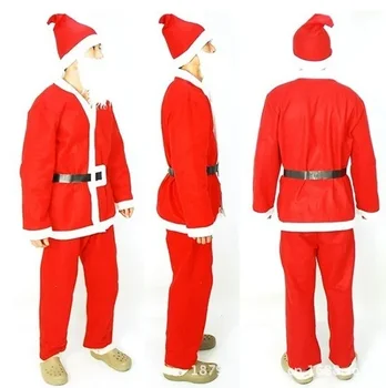 Сексуальный костюм, мужской рождественский костюм Санты, забавный костюм для ролевых игр из пяти предметов, $ 21