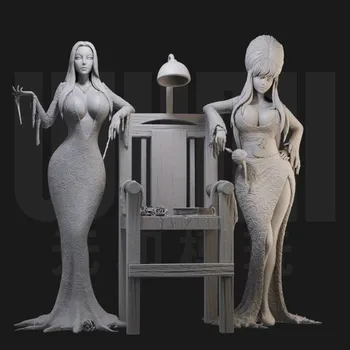 Фигурка из смолы в масштабе 1/24, собранная модель, набор фантазийных хобби, миниатюрная статуя диорамы ведьмы в разобранном виде и неокрашенная Бесплатная доставка